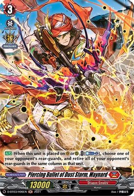 Piercing Bullet of Dust Storm, Maynard (Holo)