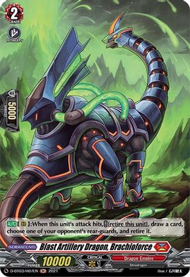 Blast Artillery Dragon, Brachioforce (Holo)
