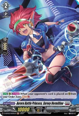 Aurora Battle Princess, Survey Vermillion (Holo)