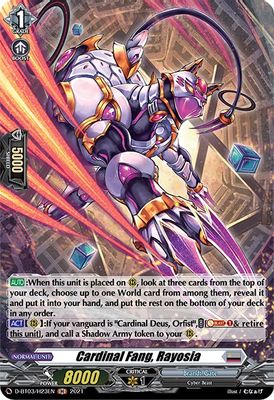 Cardinal Fang, Rayosia (Holo)