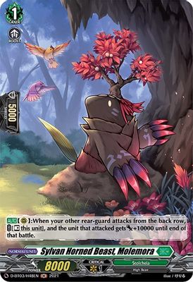 Sylvan Horned Beast, Molemora (Holo)