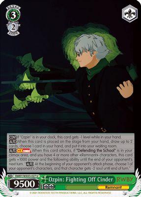 Ozpin: Fighting Off Cinder