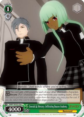 Emerald & Mercury: Infiltrating Beacon Academy