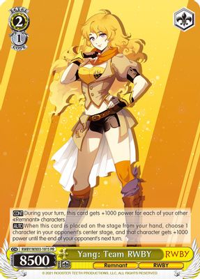 Yang: Team RWBY (Alternate Art)