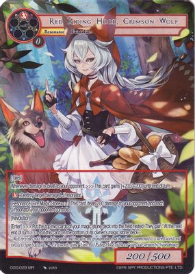 Red Riding Hood, Crimson Wolf (Full Art)