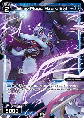 Slime Mage, Azure Evil (Parallel Foil)