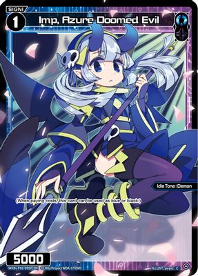 Imp, Azure Doomed Evil (Parallel Foil)