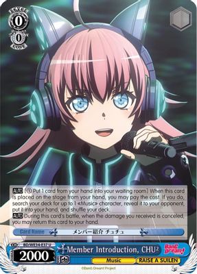 Member Introduction, CHU² (Parallel Foil)