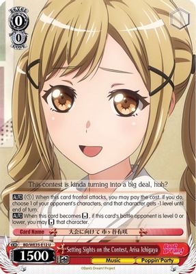Setting Sights on the Contest, Arisa Ichigaya