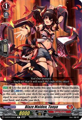 Blaze Maiden, Tonya