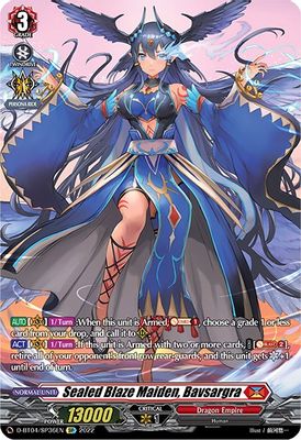 Sealed Blaze Maiden, Bavsargra (SP)