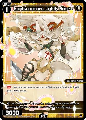Kogitsunemaru, Lightly Armed