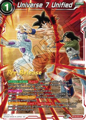 Universe 7 Unified
