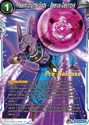 Realm of the Gods - Beerus Destroys