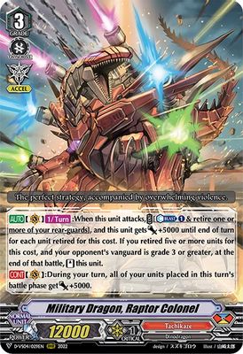 Military Dragon, Raptor Colonel