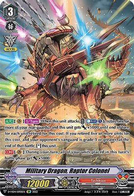 Military Dragon, Raptor Colonel (SP)