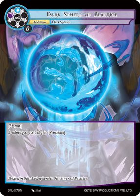 Dark Sphere of Beatrice