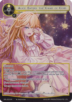 Alice Enters the Game of Gods (Full Art)