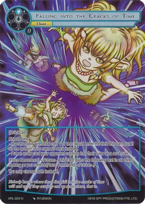 Falling into the Cracks of Time (Full Art)