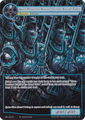 Mass-Produced Knight of the Round Table (Full Art)