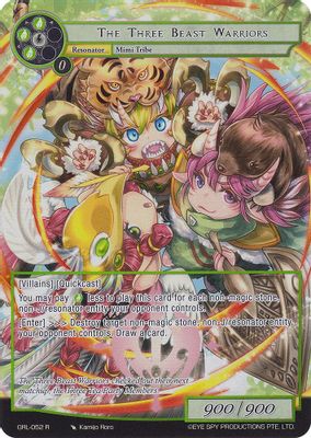 The Three Beast Warriors (Full Art)