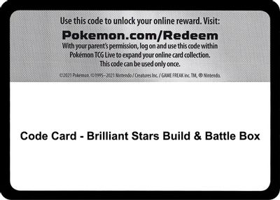 Code Card - Brilliant Stars Build & Battle Box