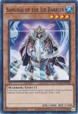 Samurai of the Ice Barrier (Duel Terminal)