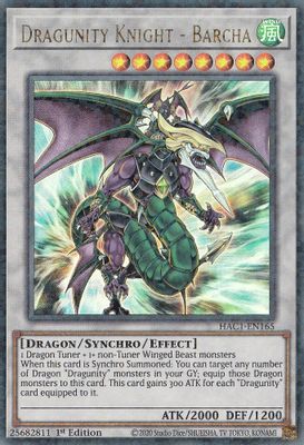 Dragunity Knight - Barcha (Duel Terminal)