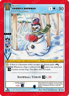 Friendly Snowman