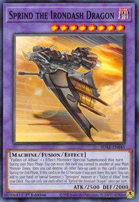 Sprind the Irondash Dragon
