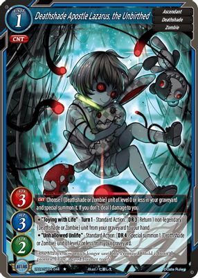 Deathshade Apostle Lazarus, the Unbirthed