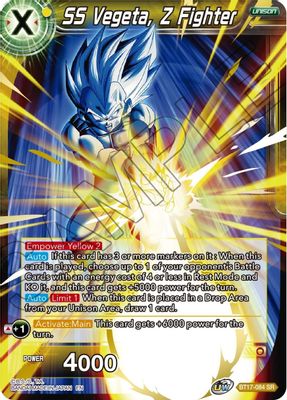 SS Vegeta, Z Fighter