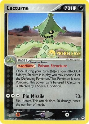 Cacturne - 27/108 (Prerelease)