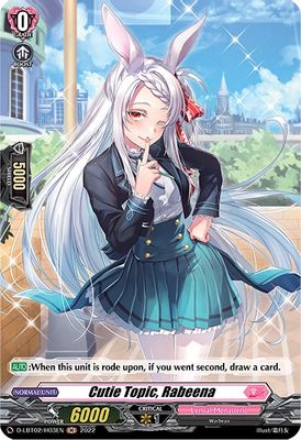Cutie Topic, Rabeena (Holo)