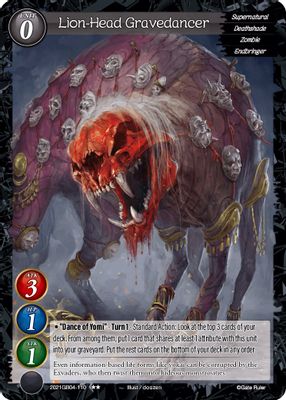 Lion-Head Gravedancer