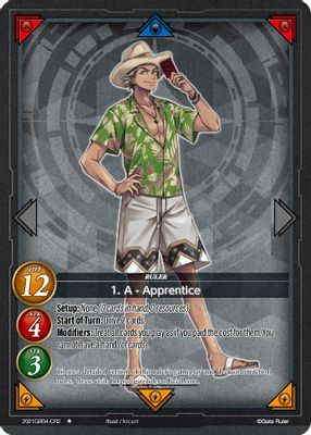 1. A - Apprentice (CR2)