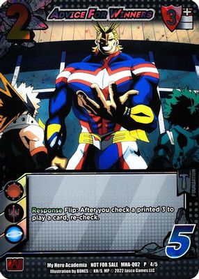 Advice for Winners (Quirk Pack 2)