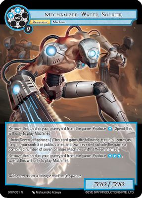 Mechanized Water Soldier