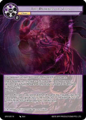 The Darkness of Zeus