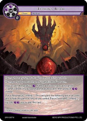 Typhon's Blood