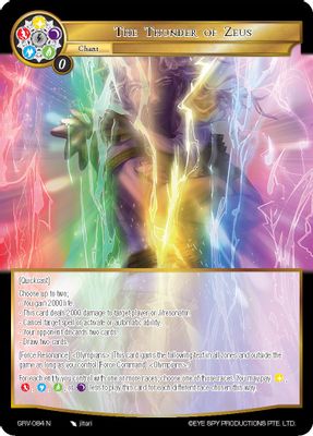 The Thunder of Zeus