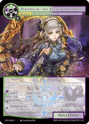 Persephone, the Eleventh Olympian