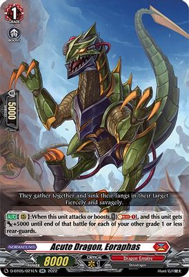 Acute Dragon, Eoraphas