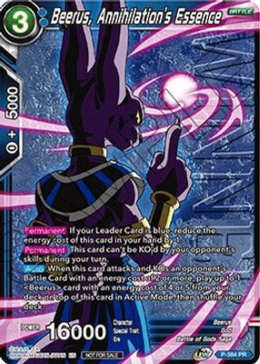 Beerus, Annihilation's Essence (Tournament Pack Vol. 8) (Winner)