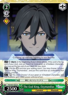 The God King, Ozymandias