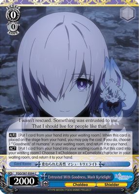 Entrusted With Goodness, Mash Kyrielight