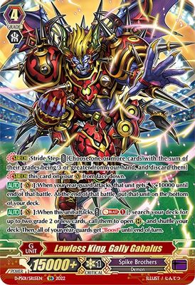 Lawless King, Gally Gabalus (SR)