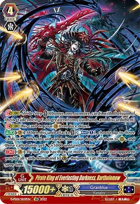 Pirate King of Everlasting Darkness, Bartholomew (SR)