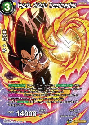 Vegeta, Prideful Transformation