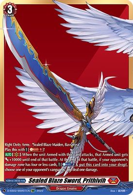 Sealed Blaze Sword, Prithivih (BSR)